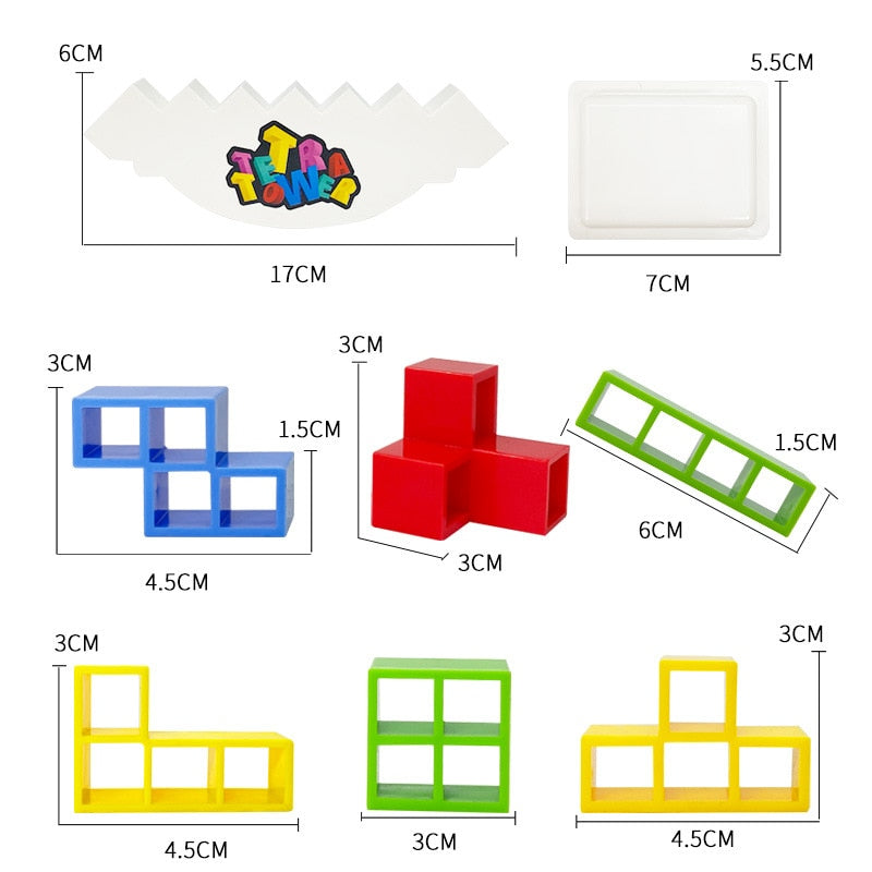 Tetra Tower Balance Game